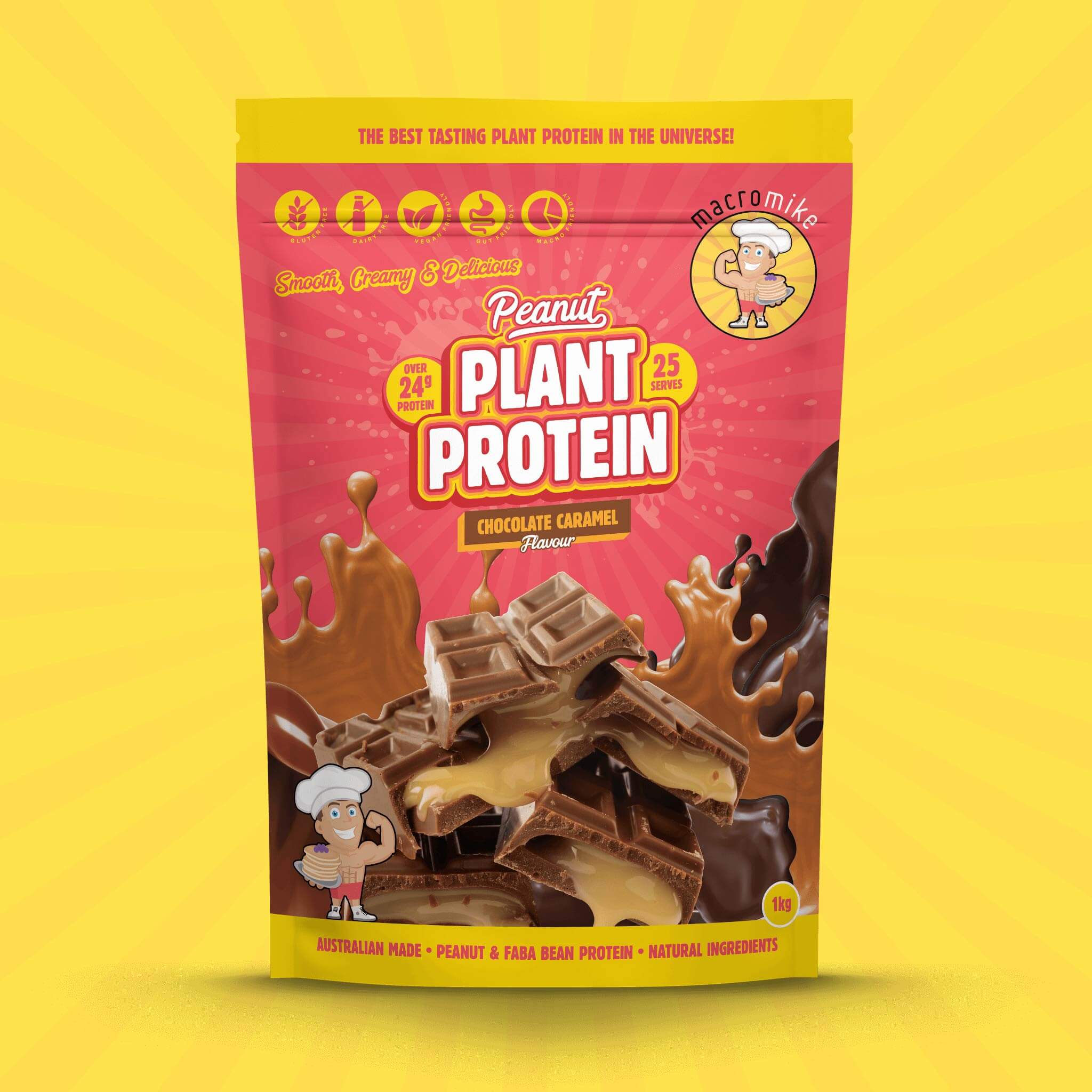 Chocolate Caramel Peanut Butter Protein (1kg Bag) - Image 3