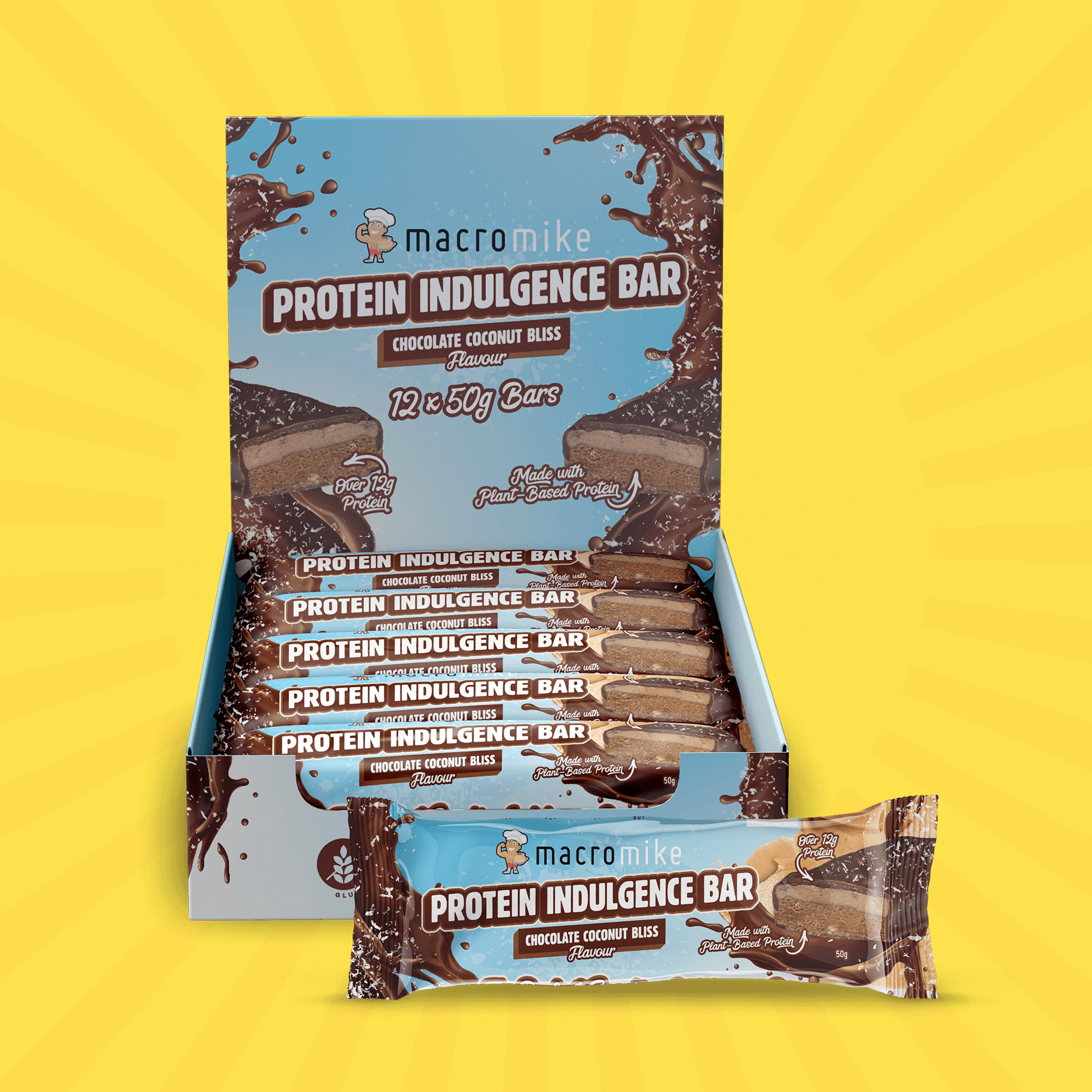 Chocolate Coconut Bliss Protein Indulgence Bar (Box of 12 x 50g) - Image 3