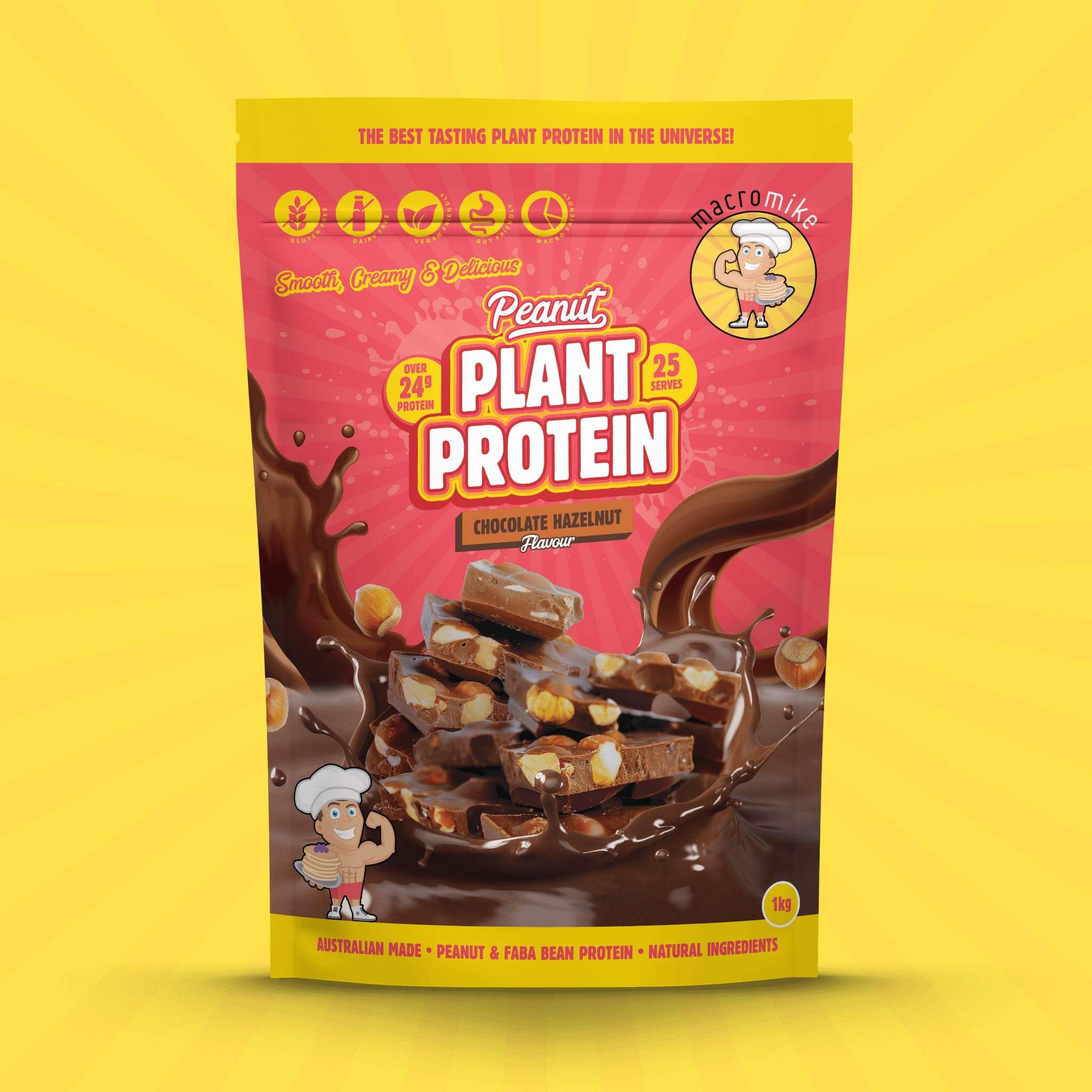 Chocolate Hazelnut Peanut Butter Protein (1kg Bag) - Image 3