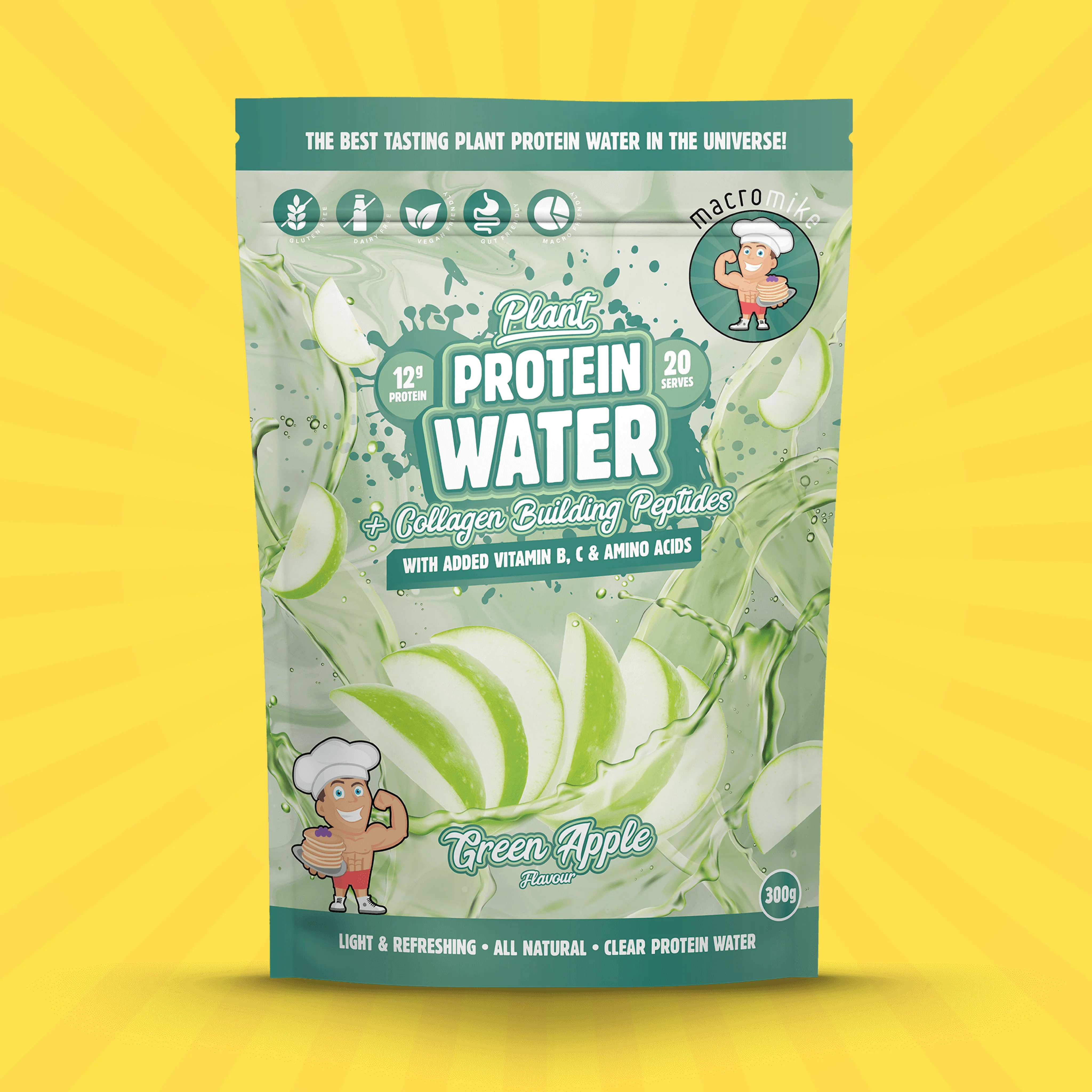 Green Apple Plant Protein Water (300g Bag) - Image 3