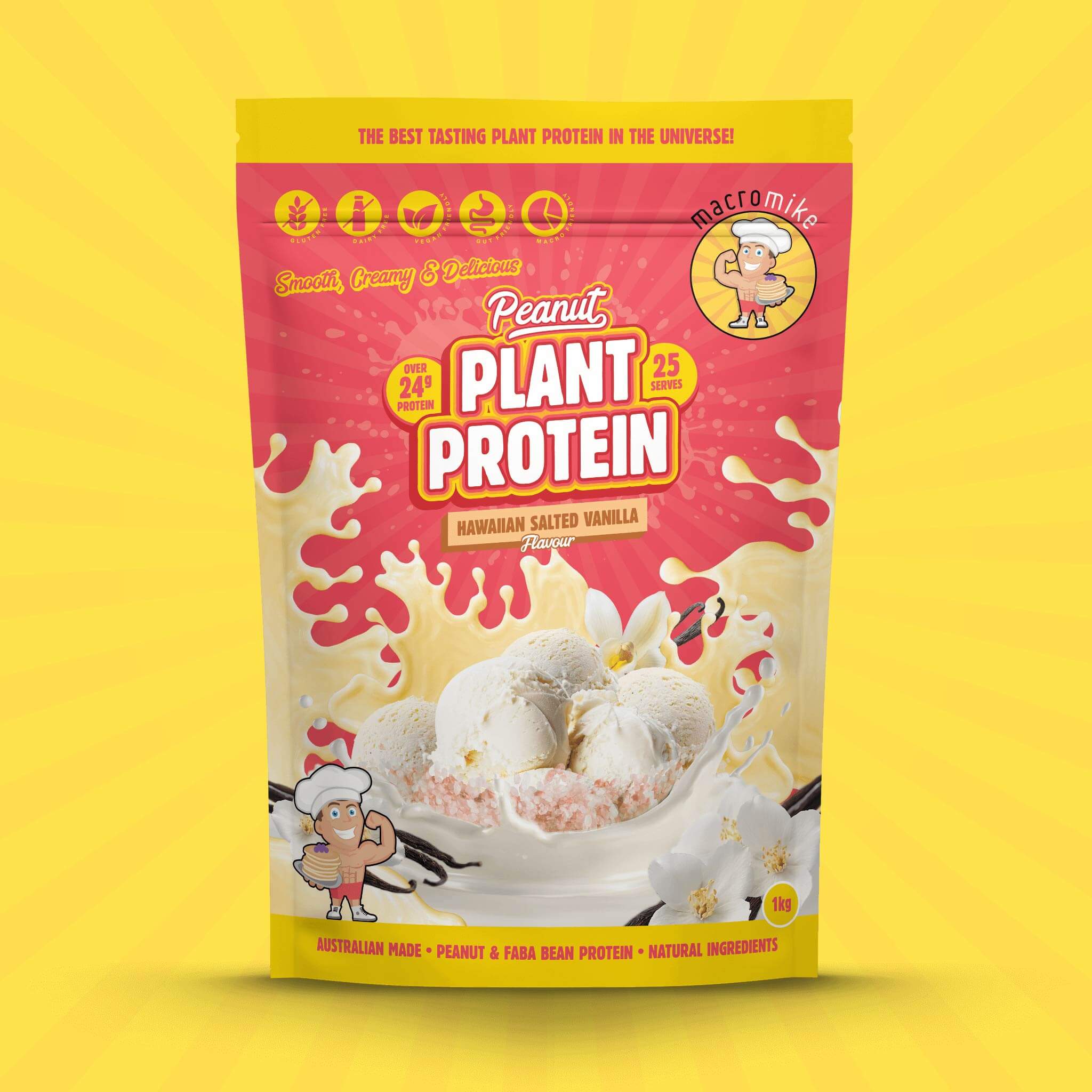 Hawaiian Salted Vanilla Peanut Butter Protein (1kg Bag) - Image 3