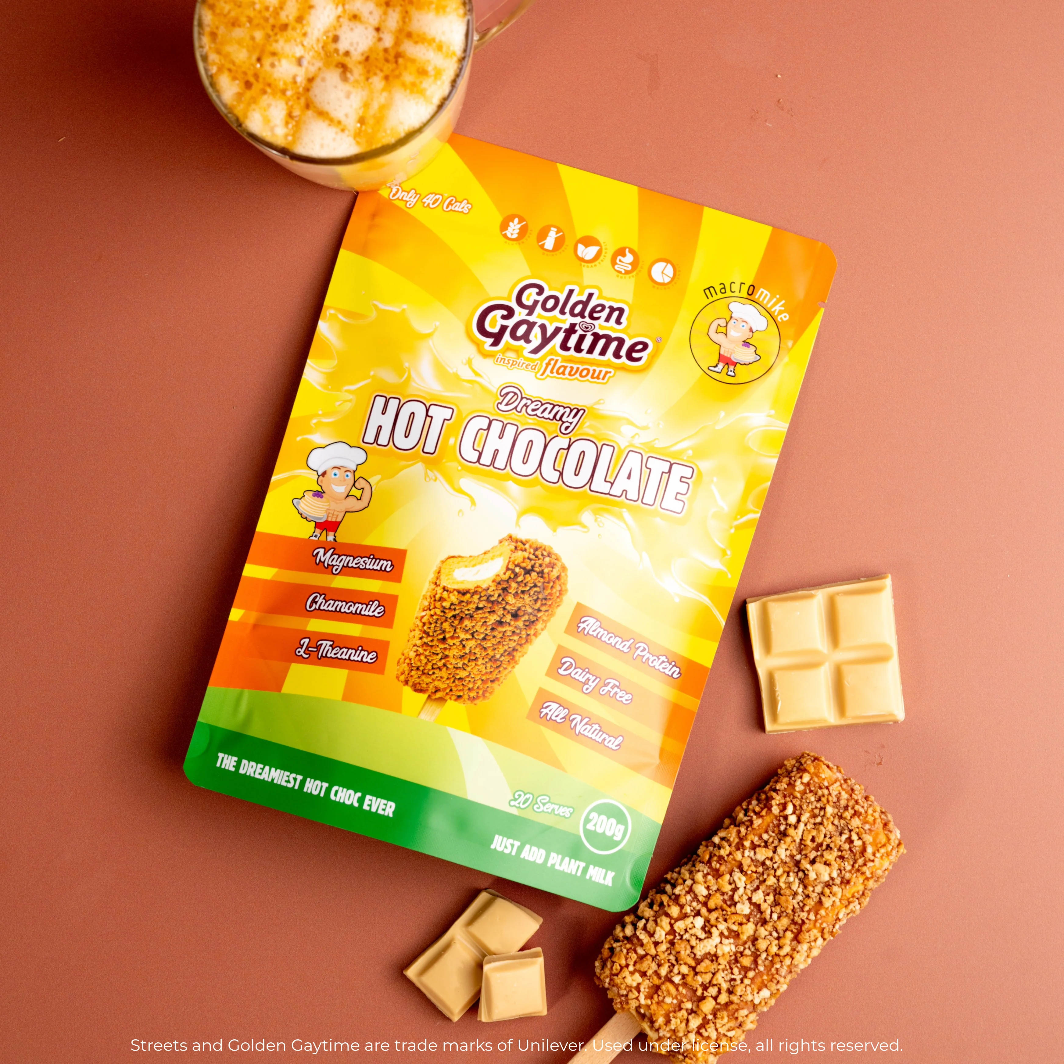 Macro Mike x Golden Gaytime Dreamy Hot Chocolate (200g Bag) - Image 4