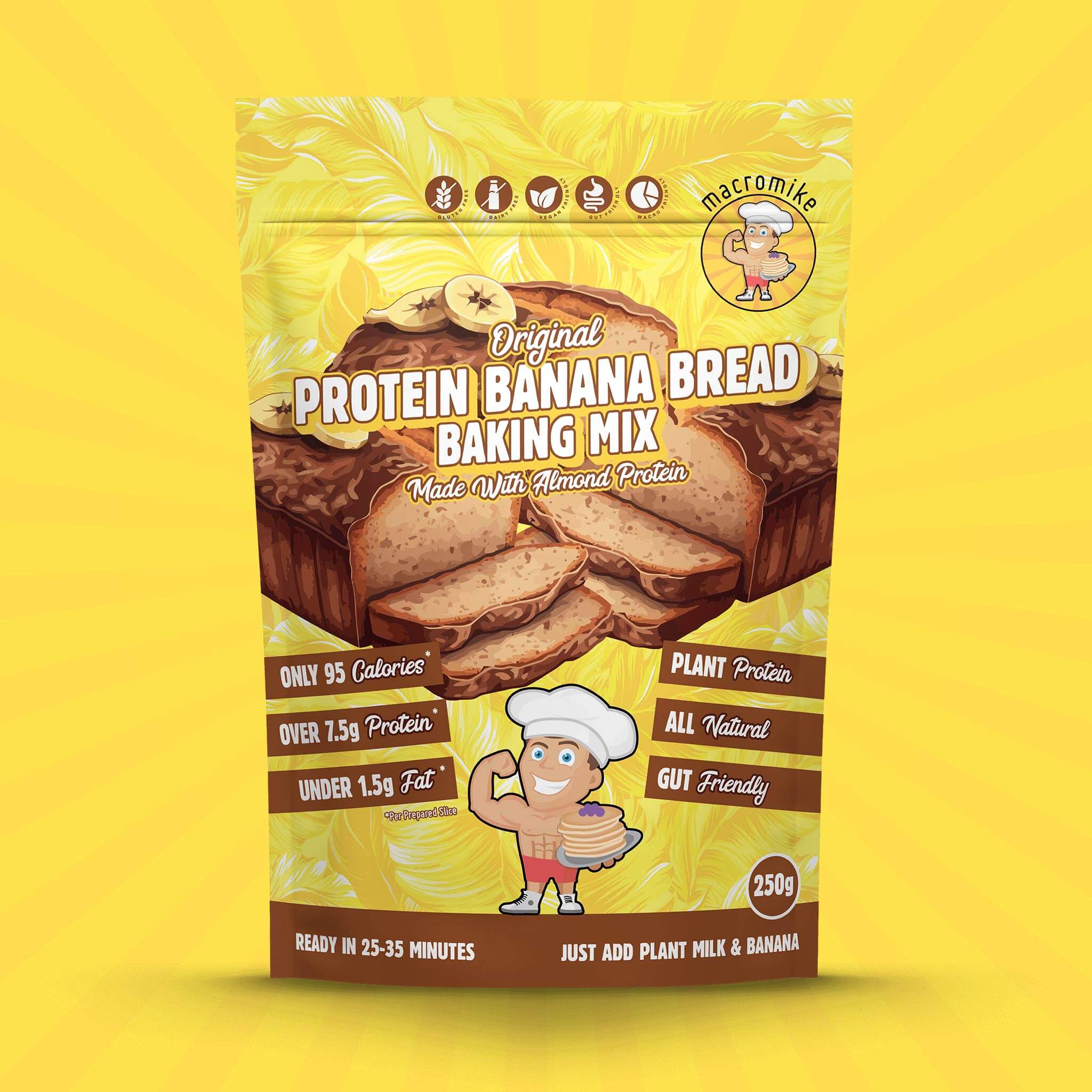 Original Banana Bread Baking Mix (250g Bag) - Image 3