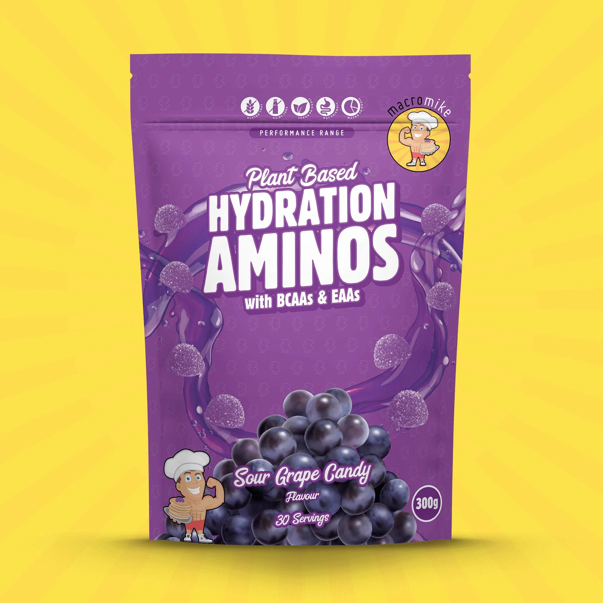 Sour Grape Candy Hydration Aminos (300g Bag) - Image 3
