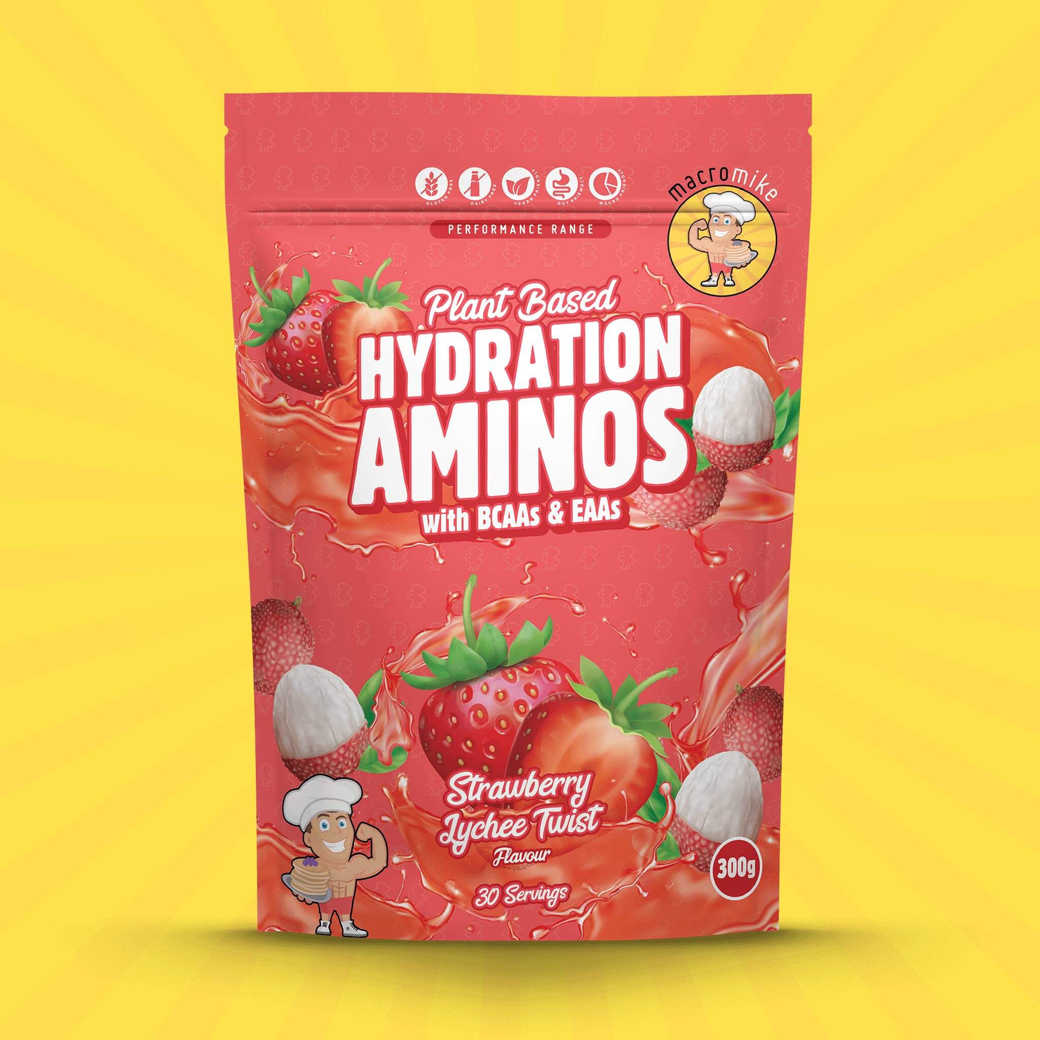 Strawberry Lychee Twist Hydration Aminos (300g Bag) - Image 3