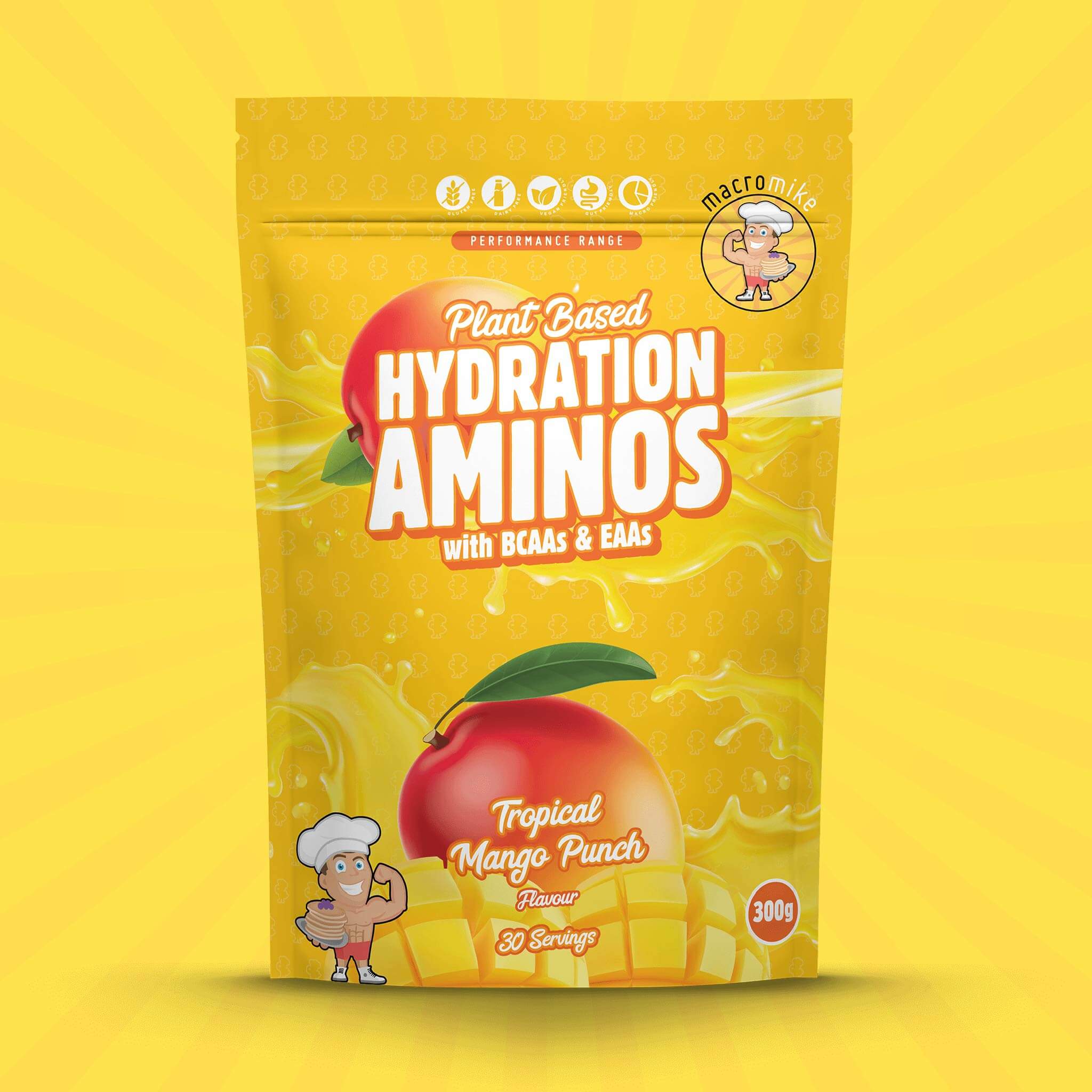 Tropical Mango Punch Hydration Aminos (300g Bag) - Image 3